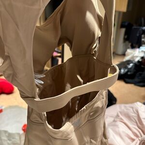 Forever 21 Beige Body-Con Sleeveless Jumpsuit